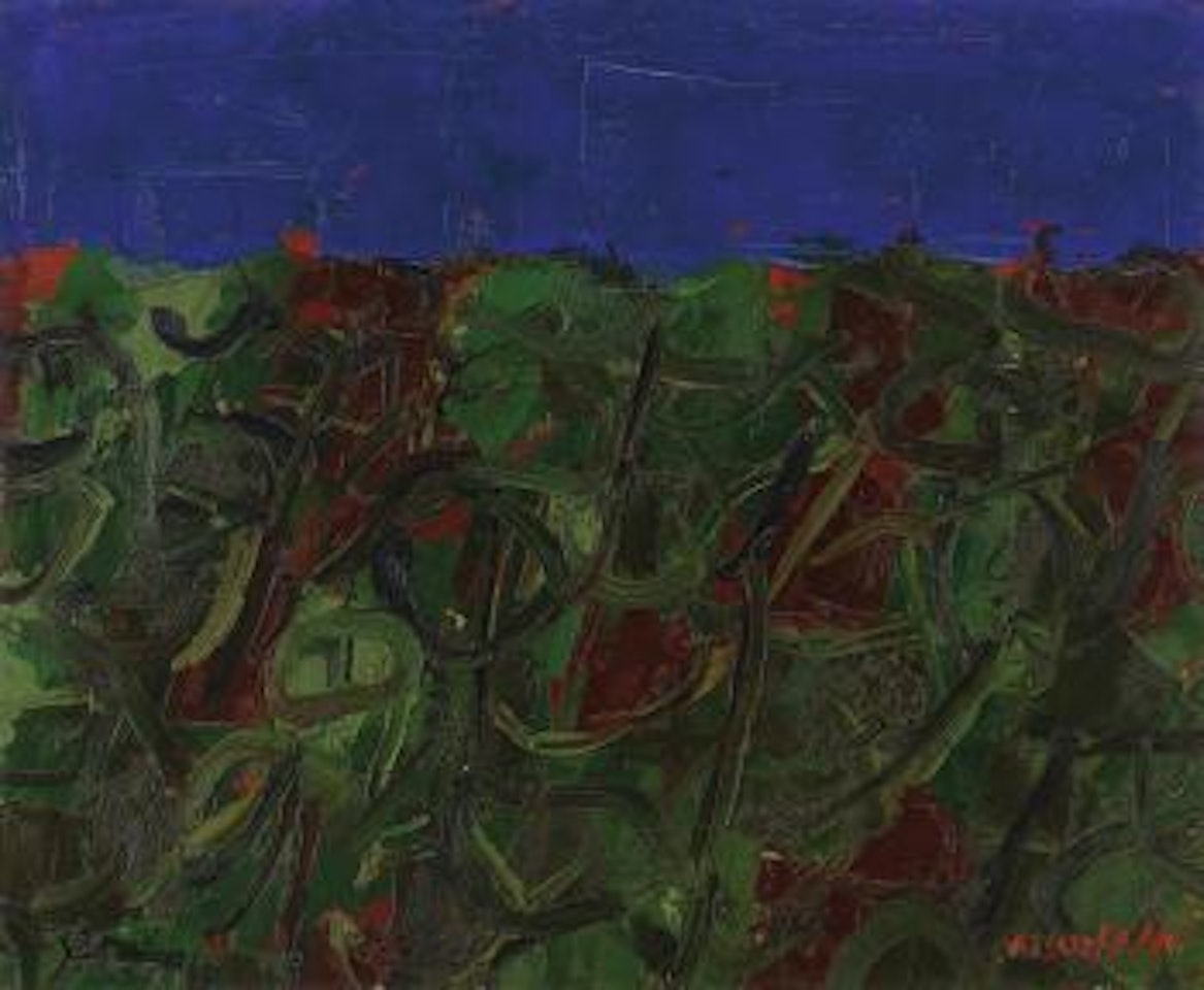 Paesaggio ligure by Ennio Morlotti