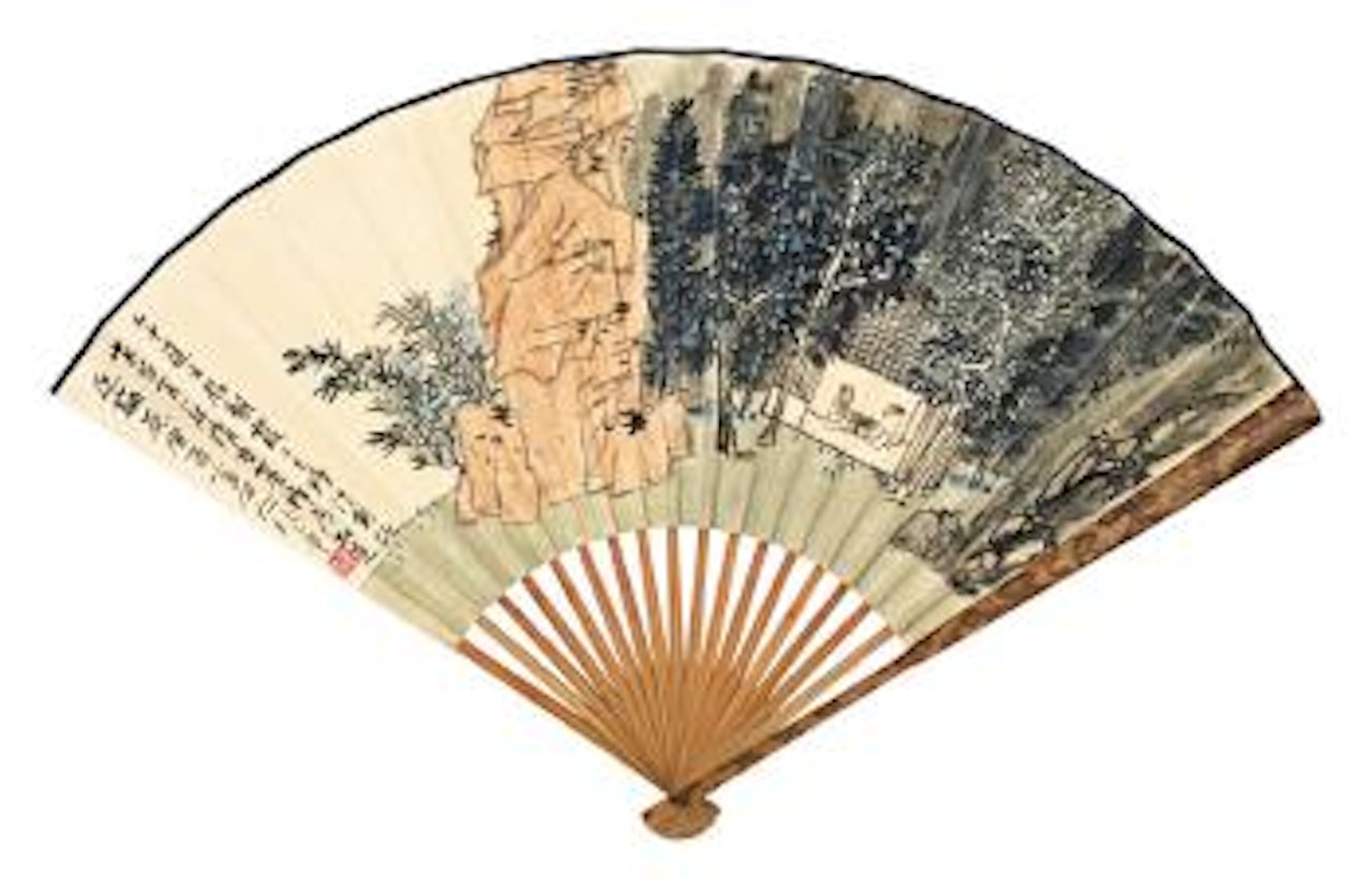 Painting and calligraphy by Jiang Zhaoshen