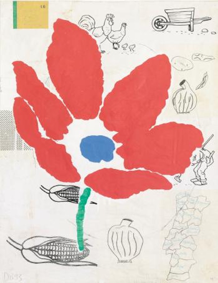 Red Flower #4 by Donald Baechler