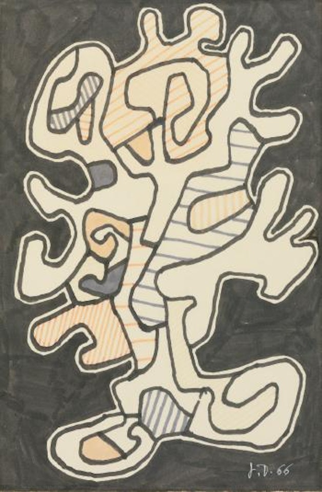 L'arbre IV by Jean Dubuffet
