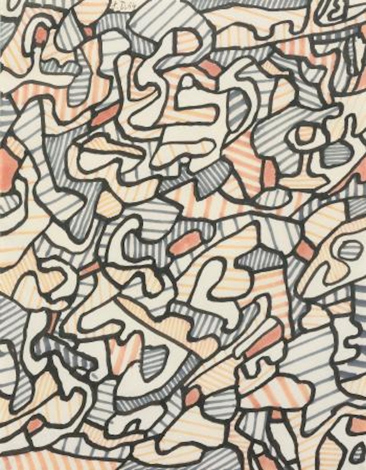 Untitled (Texte Historie IV) by Jean Dubuffet