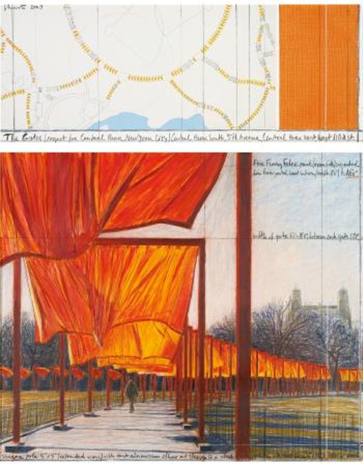The Gates (Project For Central Park, New York City) by Christo