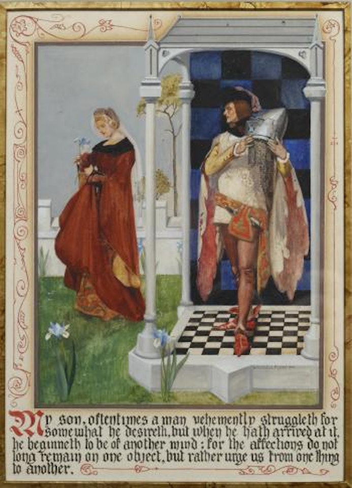 Scenes from Life of Thomas Kempes by William Russell Flint