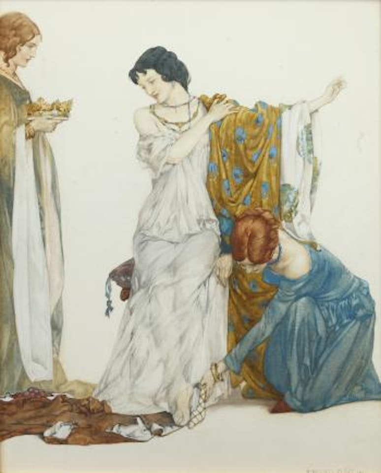 Scene from The Clerks Tale by William Russell Flint