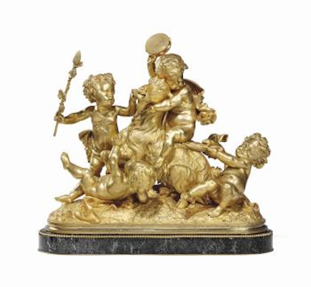 Group Of Bacchic Putti by Albert-Ernest Carrier-Belleuse