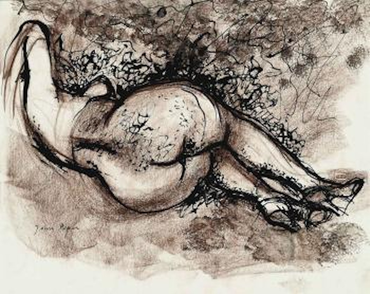 Reclining nude by John Piper