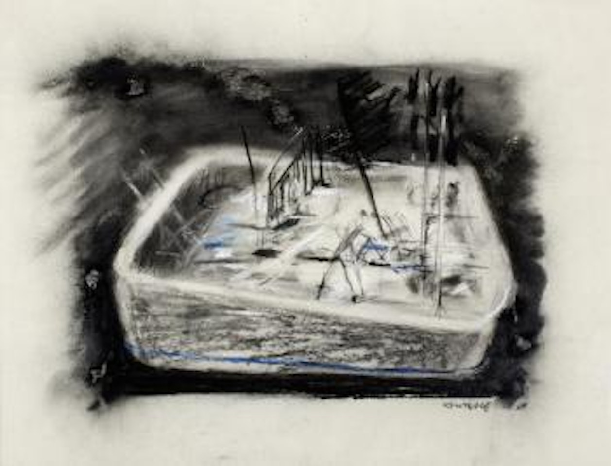 Swimming pool by William Kentridge