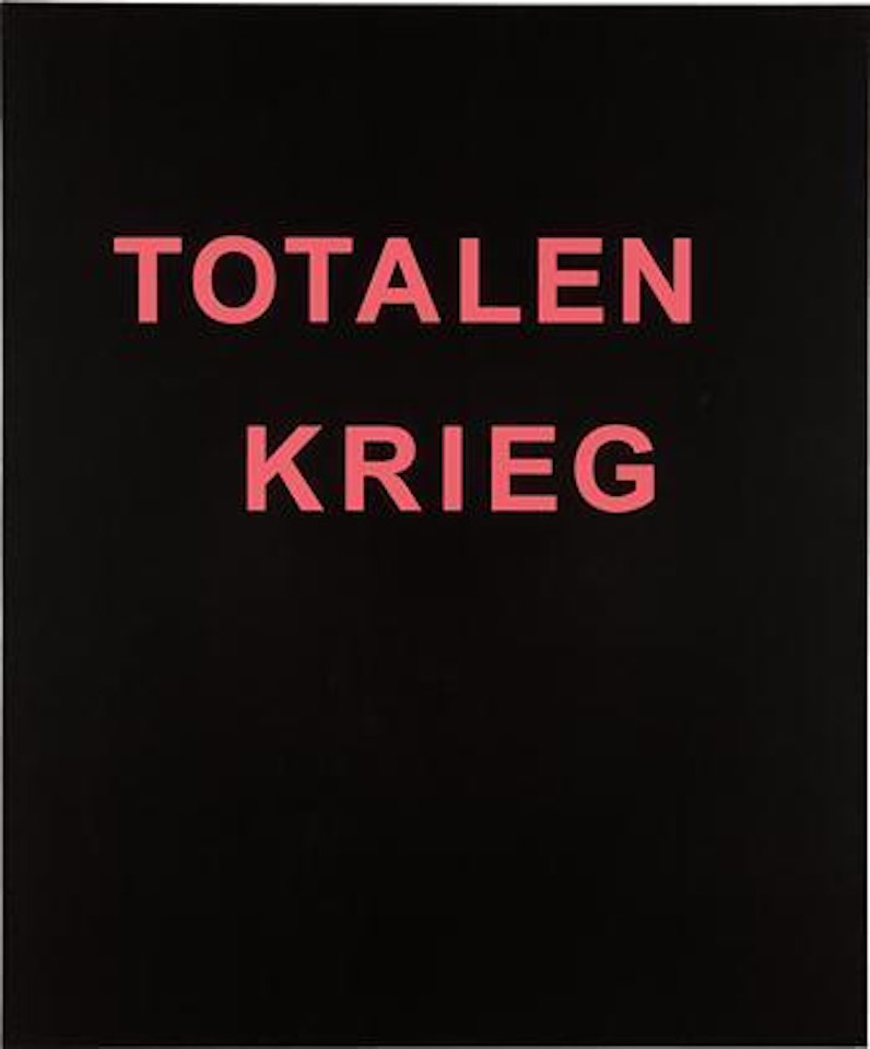 Totalen Krieg by Adam McEwen