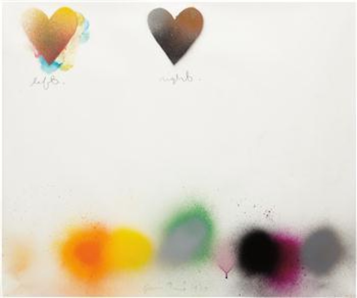 Untitled (Left Right) VI by Jim Dine