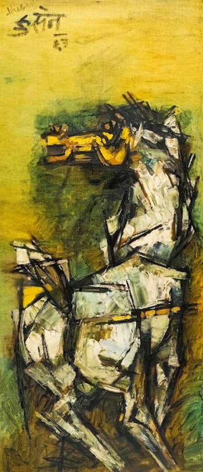 The Horse That Looked Back by M.F. Husain