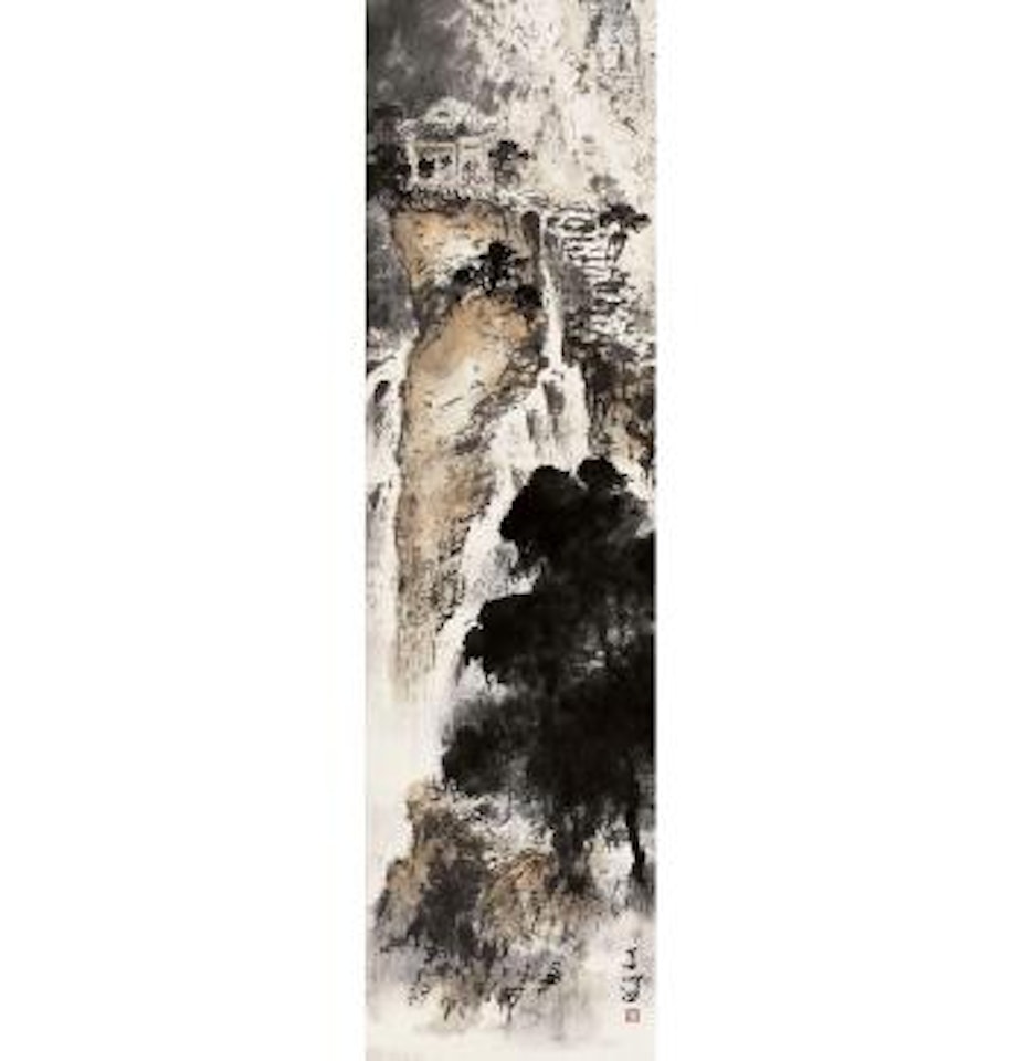 Waterfall In Mountains by Yang Shanshen