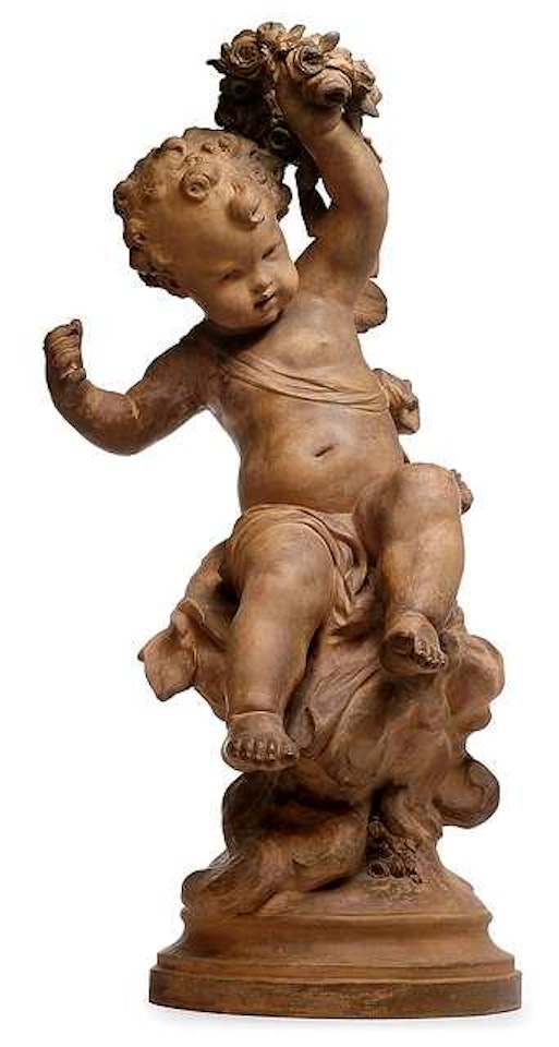 Cupidon à la couronne aux roses by Mathurin Moreau
