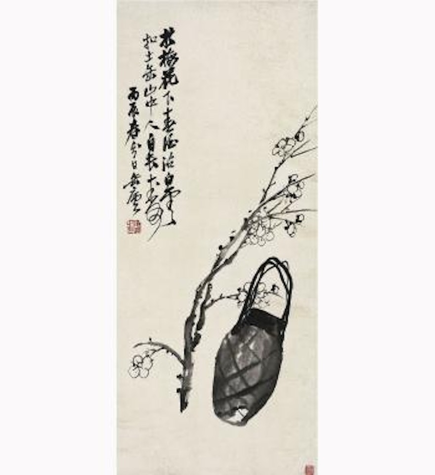 Plum Blossom And Wine by Wu Changshuo