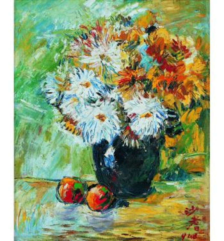 Flowers in Vase by Sha Qi