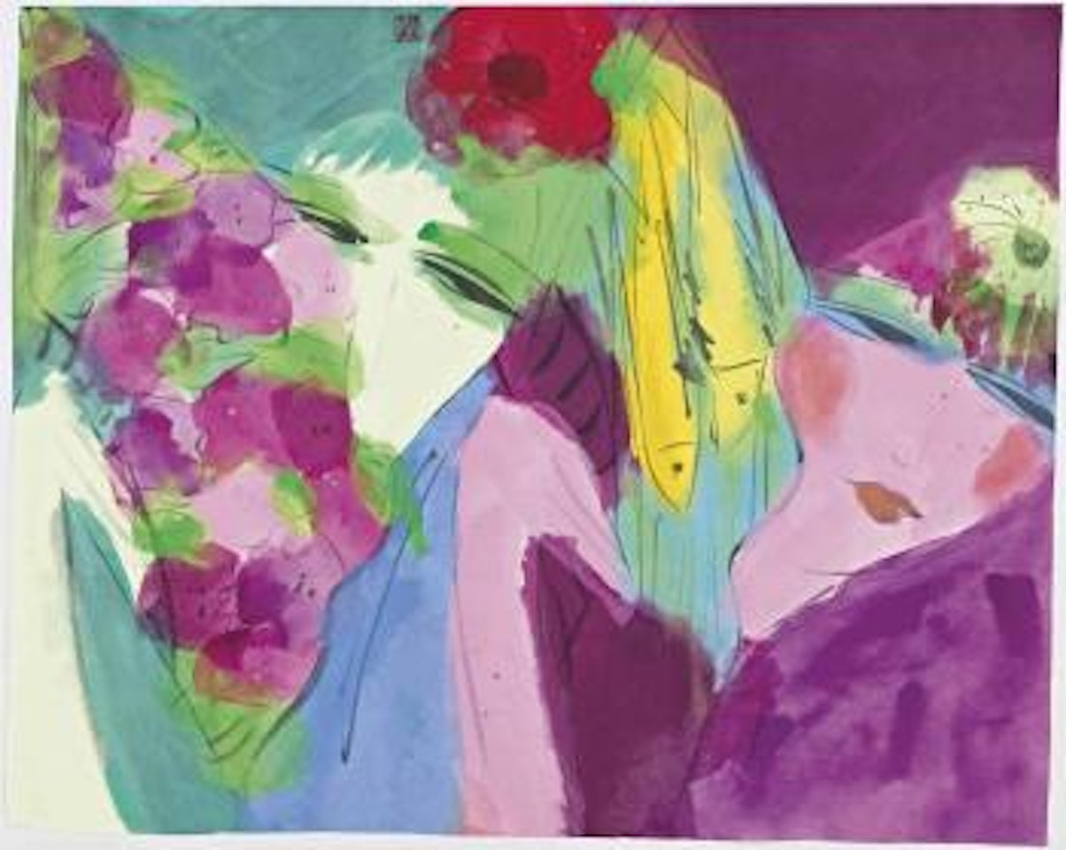 Two ladies by Walasse Ting