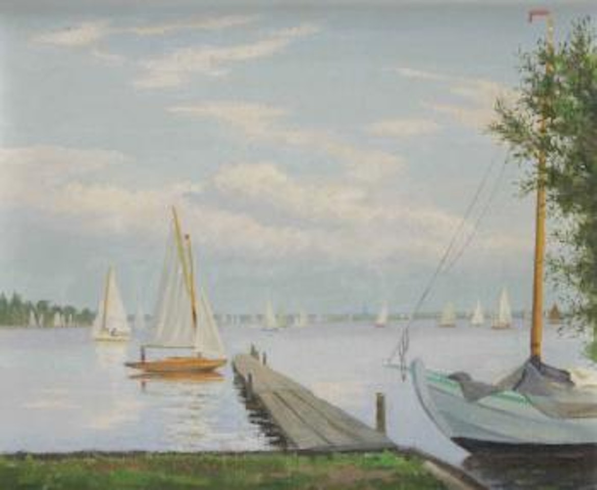 Sailing boats at the Loosdrechtse Plassen by Dirk Smoorenberg