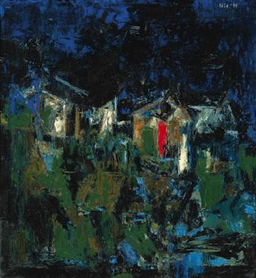 Untitled (Paysage) by Sayed Haider Raza