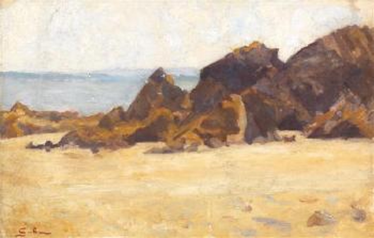Bord de mer à Saint Palais by Armand Guillaumin
