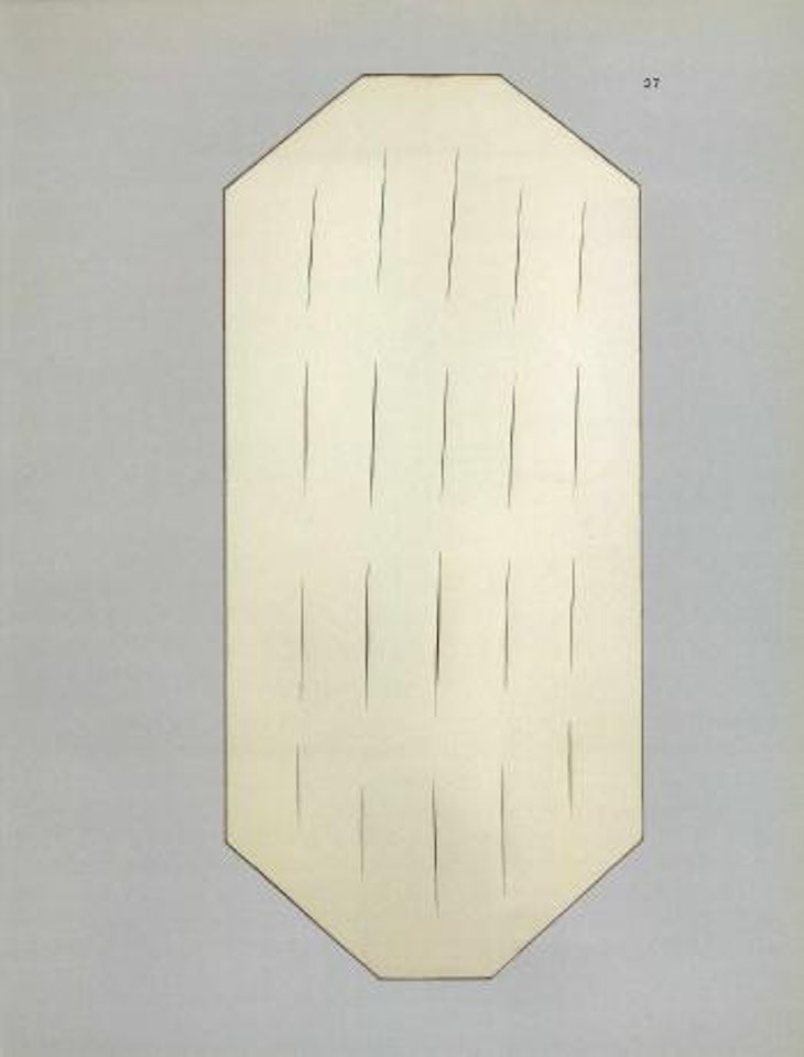 Concetto Spaziale, Attese by Lucio Fontana