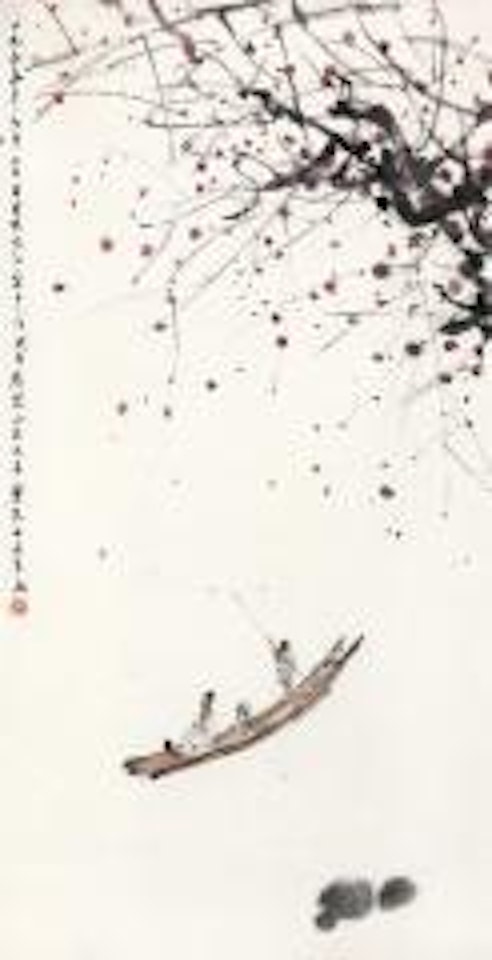 Boating by Fu Baoshi