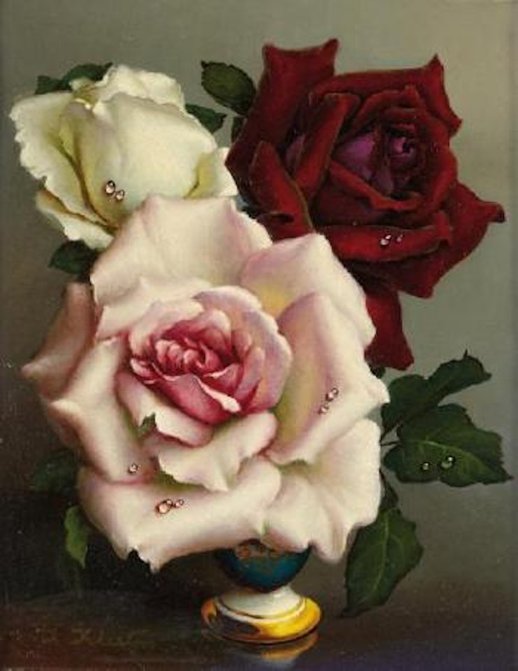Trois roses by Irene Klestova