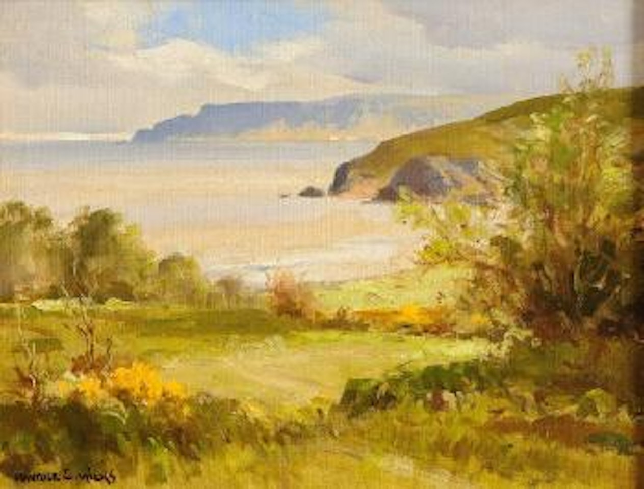 Above Cushendun, Co. Antrim by Maurice Canning Wilks