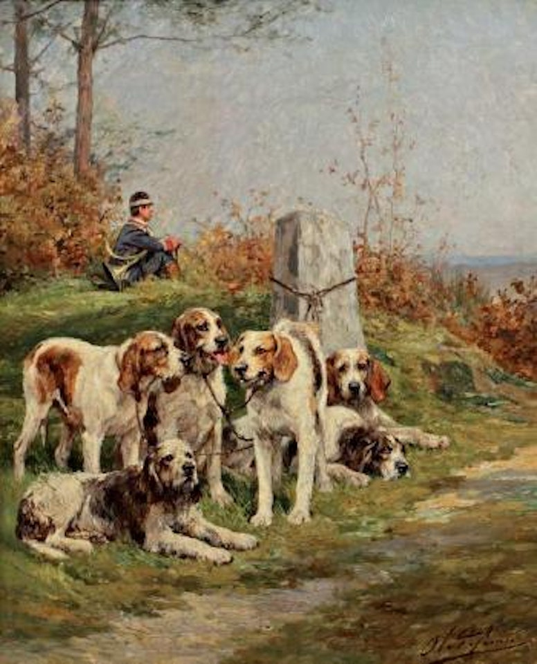 Relais de chiens by Olivier de Penne