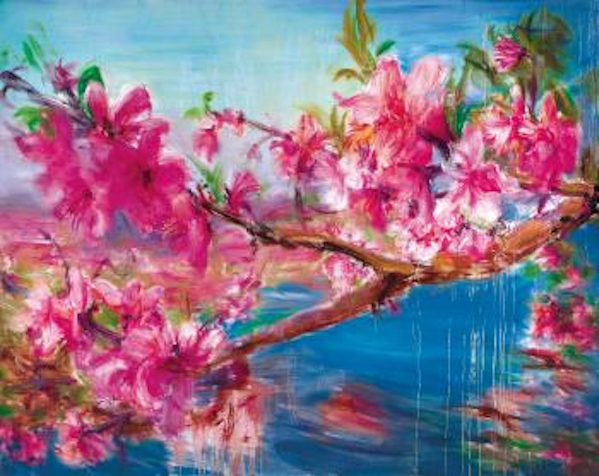 Peach Blossoms Series – Glamorous Lake by Zhou Chunya