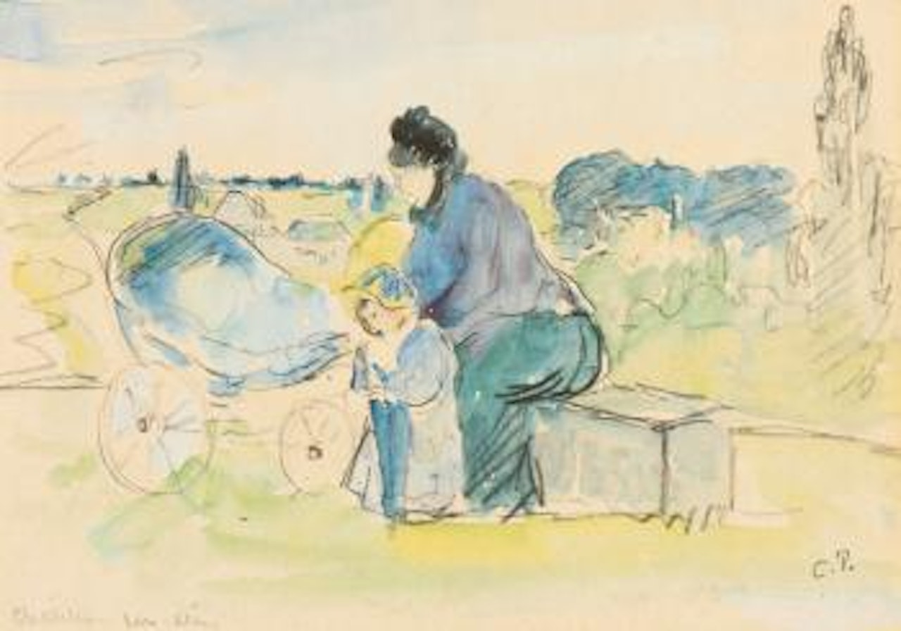 Au Parc by Camille Pissarro