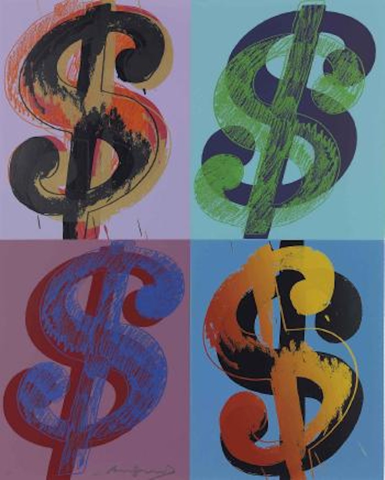 $ (Quadrant) (F. & S. II.283) by Andy Warhol