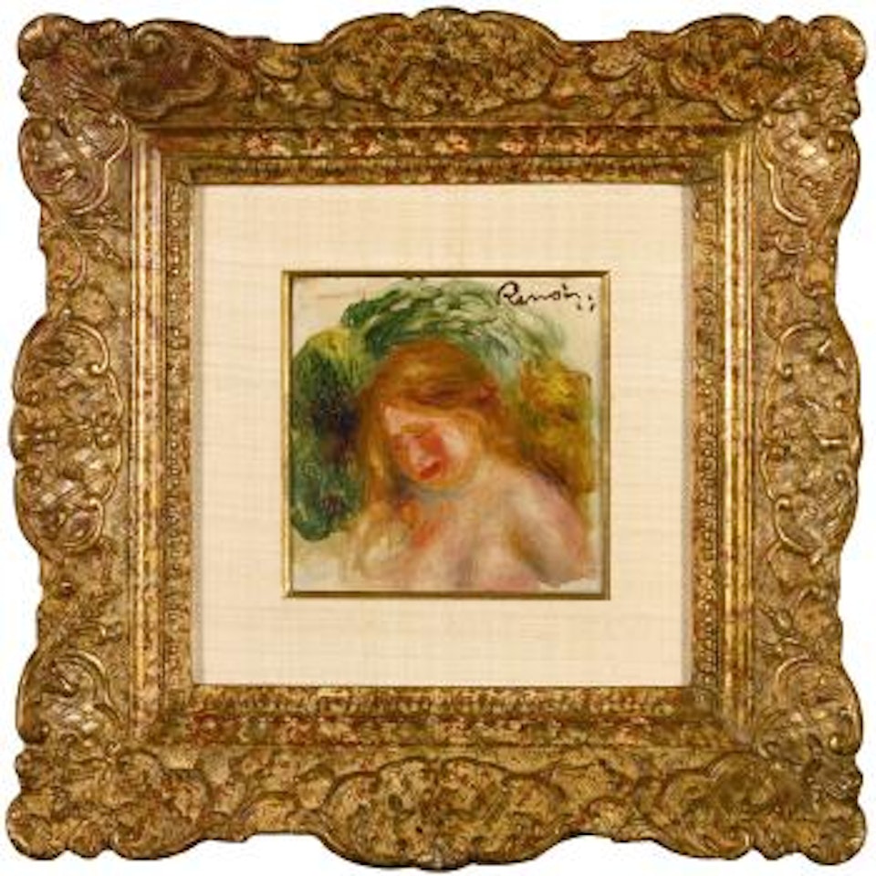 Tête De Femme by Pierre-Auguste Renoir