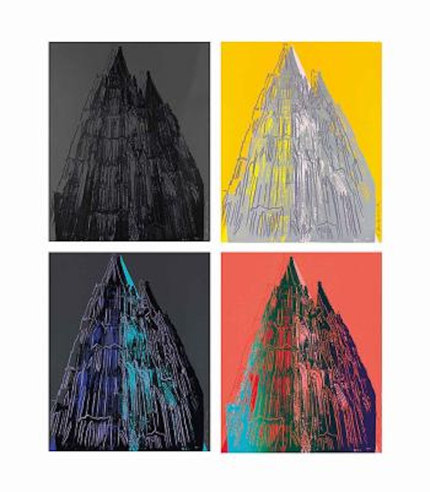 Cologne Cathedral (F. & S. II.361-364) by Andy Warhol