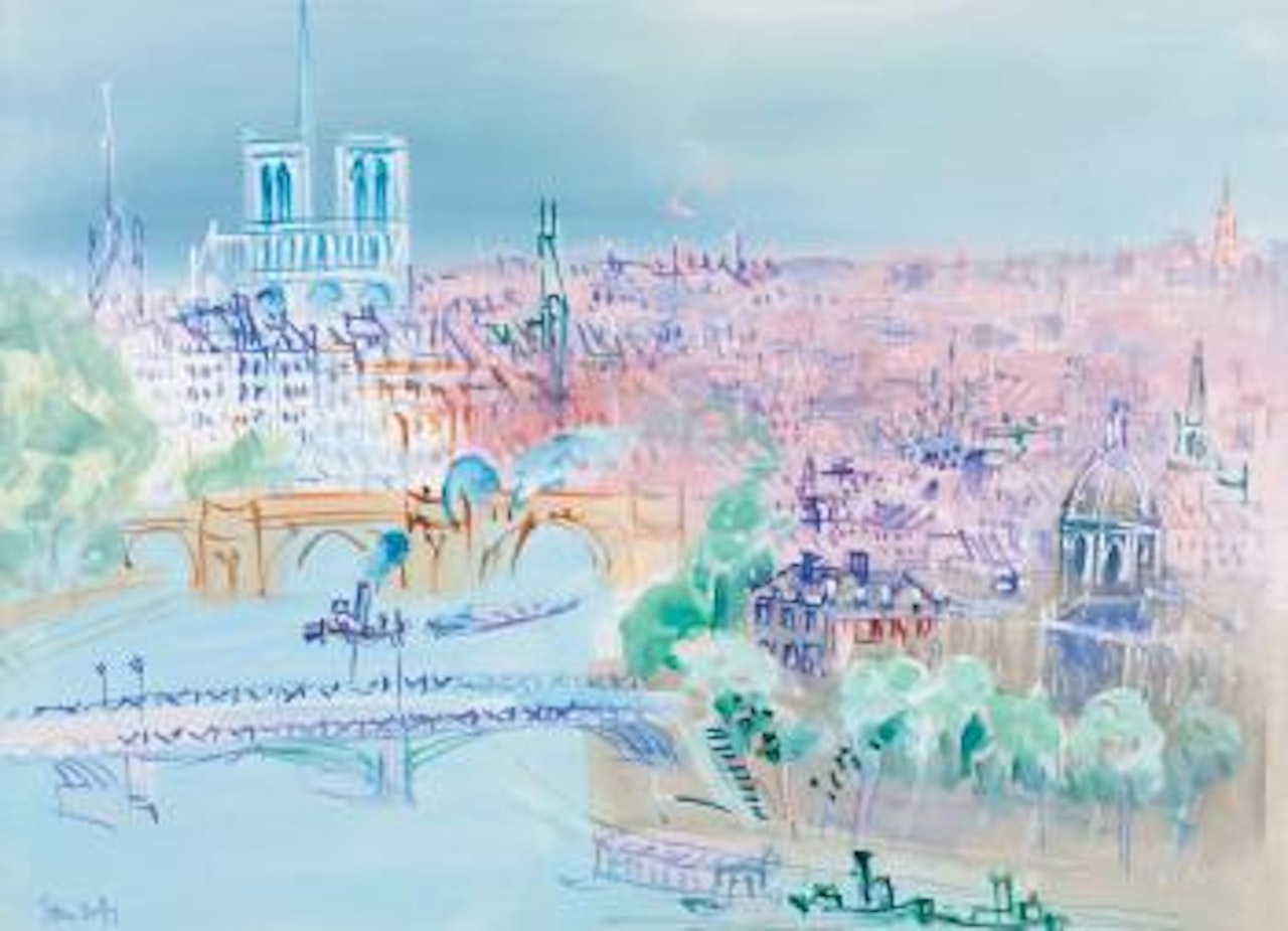 La Seine a Notre Dame by Jean Dufy