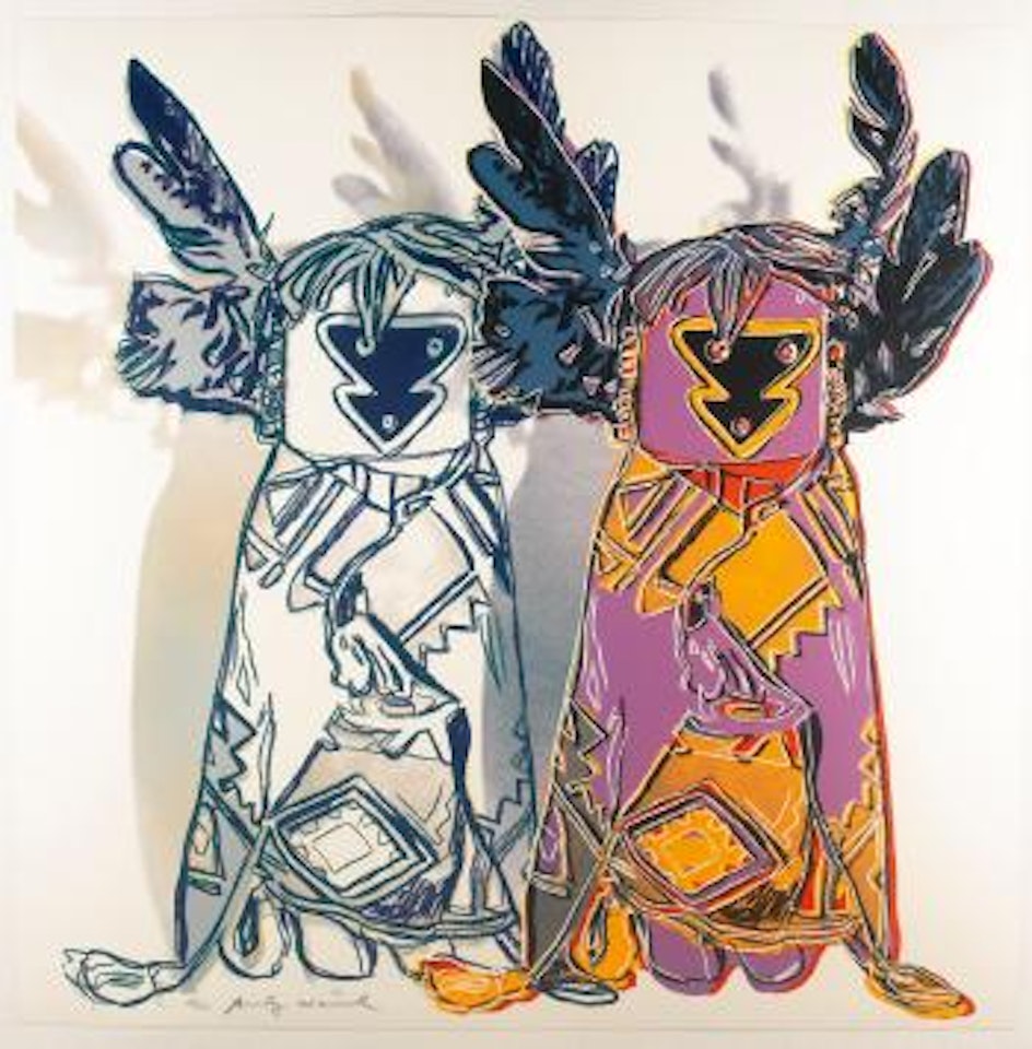 Cowboys And Indians: Kachina Dolls (F. & S. II.381) by Andy Warhol