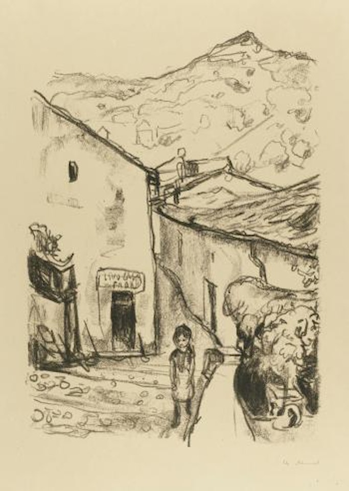 Street In Como (Woll 674) by Edvard Munch