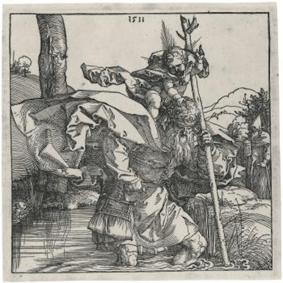 Saint Christopher (B. 103; M., Holl. 223) by Albrecht Dürer