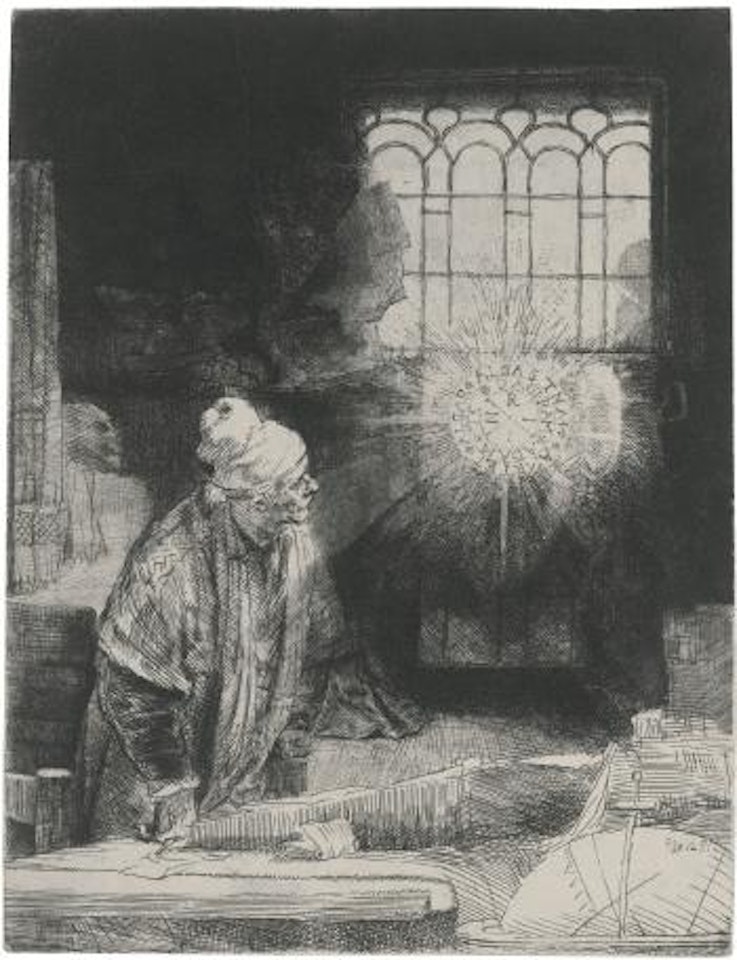 Faust (B., Holl. 270; H. 260; Bb. 52-4) by Attributed to Rembrandt Harmensz van Rijn