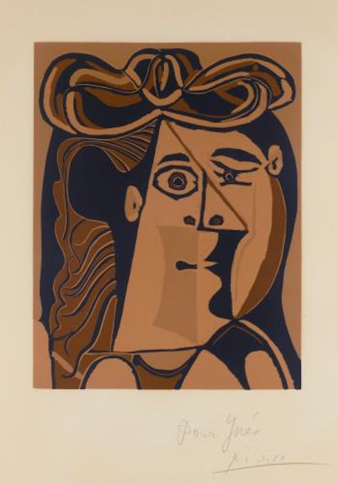 Femme Au Chapeau (B. 1070; Ba. 1299) by Pablo Picasso