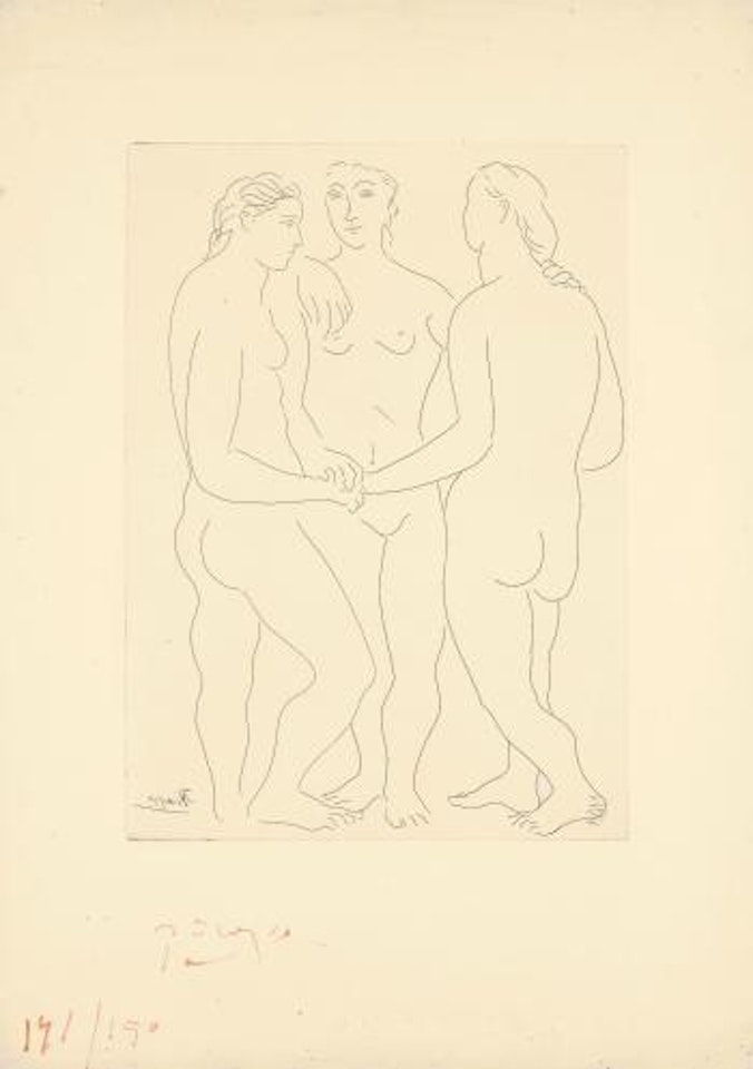 Les Trois Amies (B. 76) by Pablo Picasso