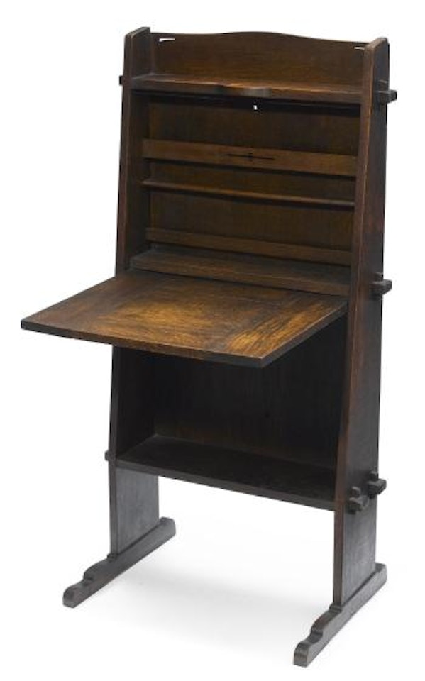 Chalet desk by Gustav Stickley