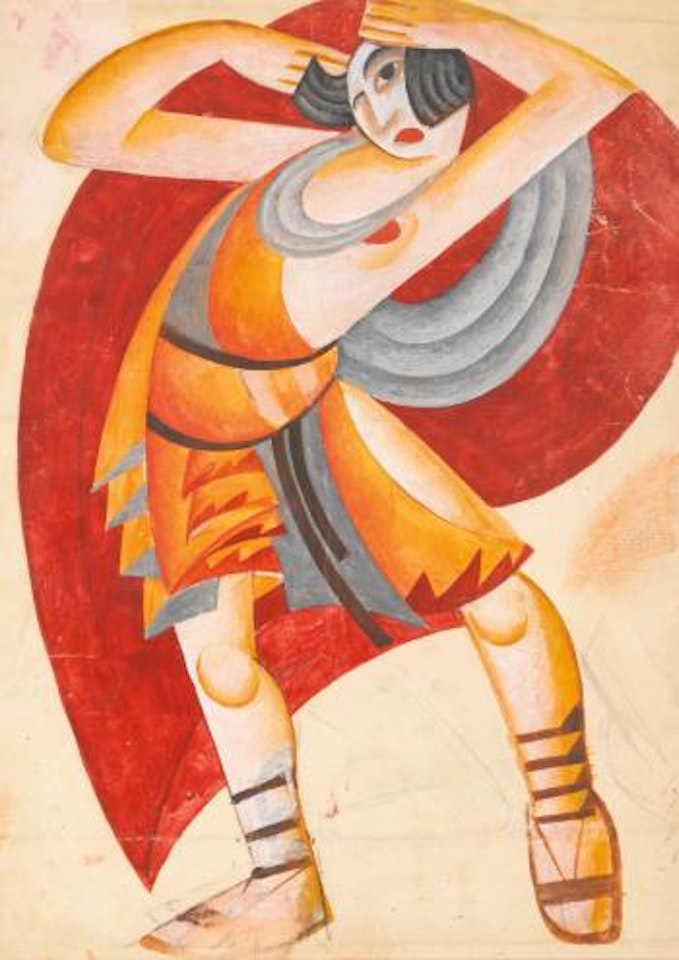 Costume Design For a Classical Figure by Pavel Tchelitchew