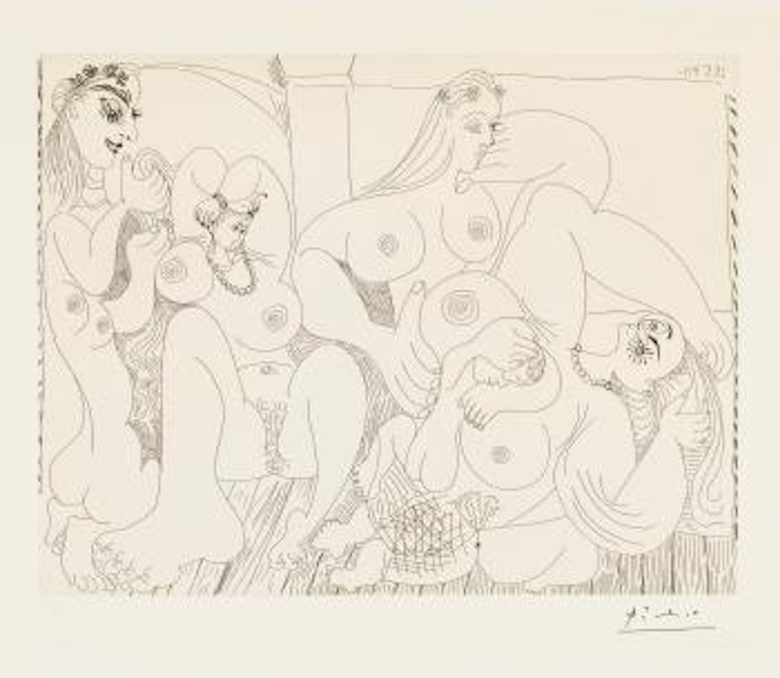 156 Series: Plate 49 (b. 1904) by Pablo Picasso