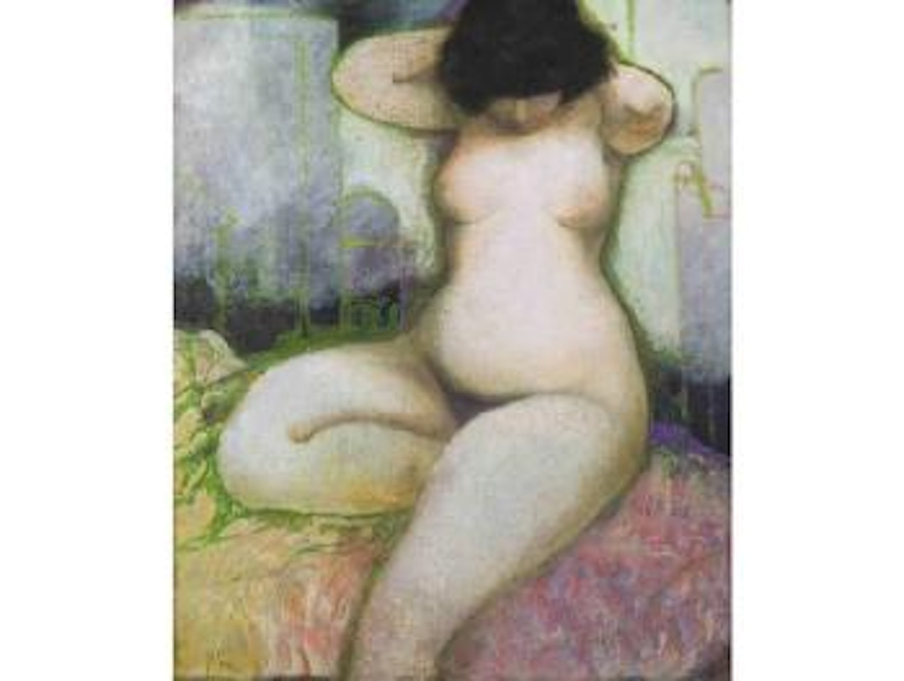 Seated Nude by Douglas Portway