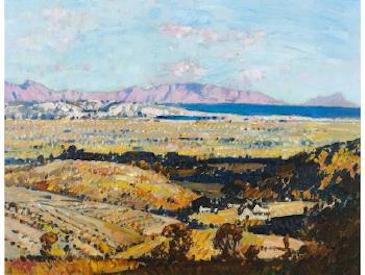 Extensive Cape Landscape by Robert Gwelo Goodman