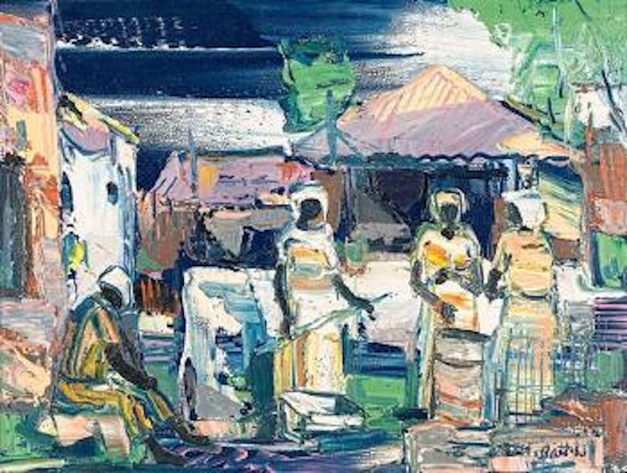 Village Life by Walter Battiss