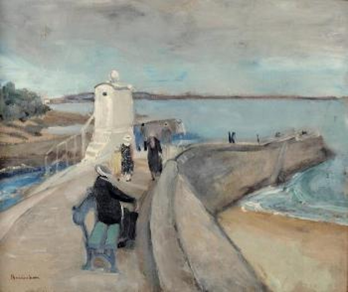 Promenade sur la côte by Maurice Brianchon