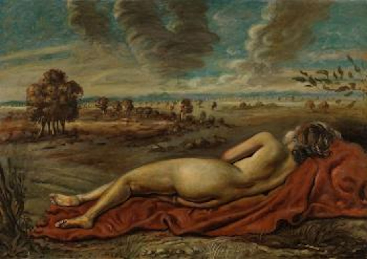 Nudo in un paese by Giorgio de Chirico