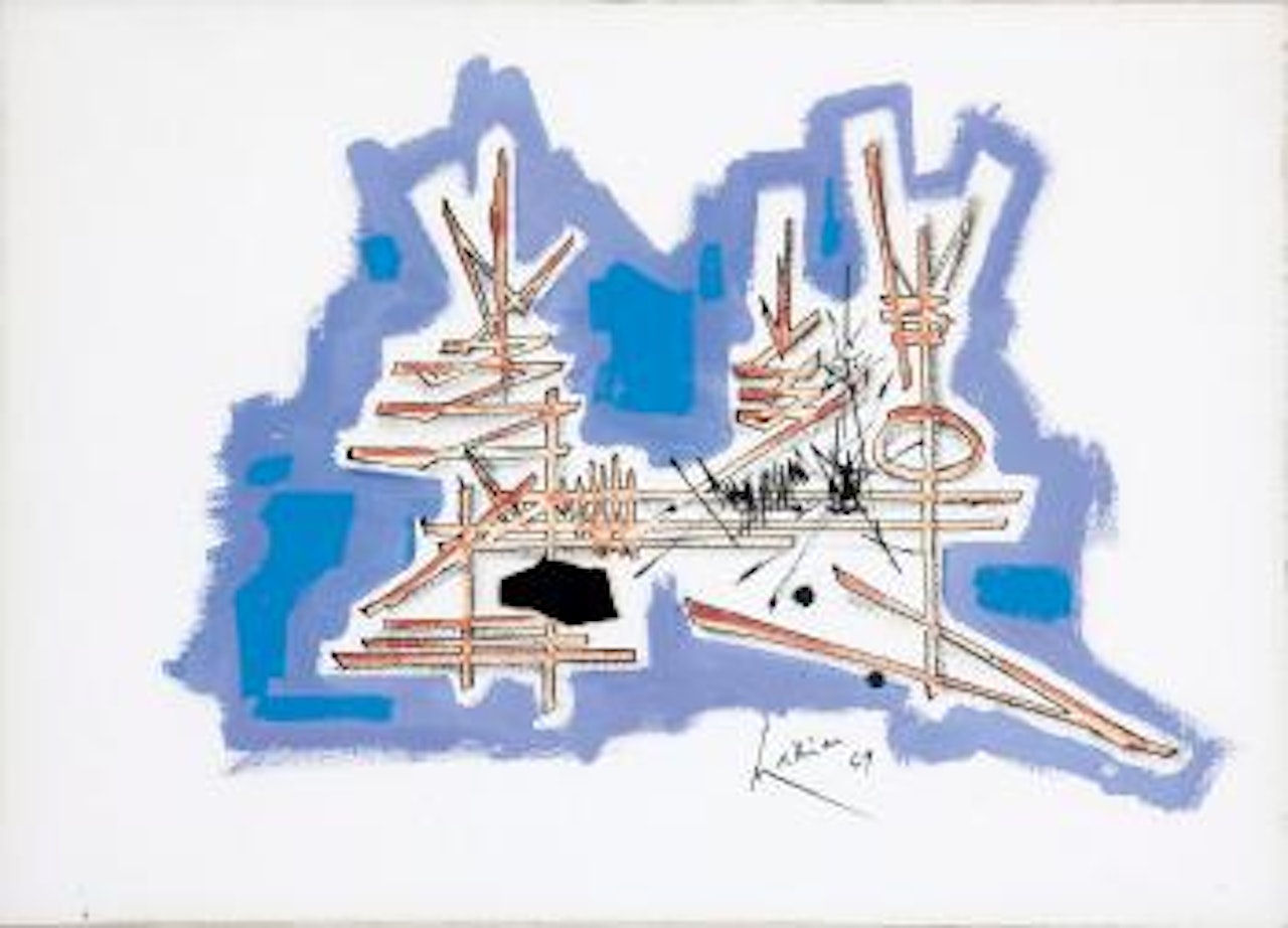 Composition by Georges Mathieu