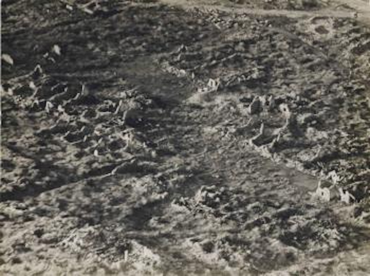 Aerial Reconnaissance View, World War I by Edward Steichen