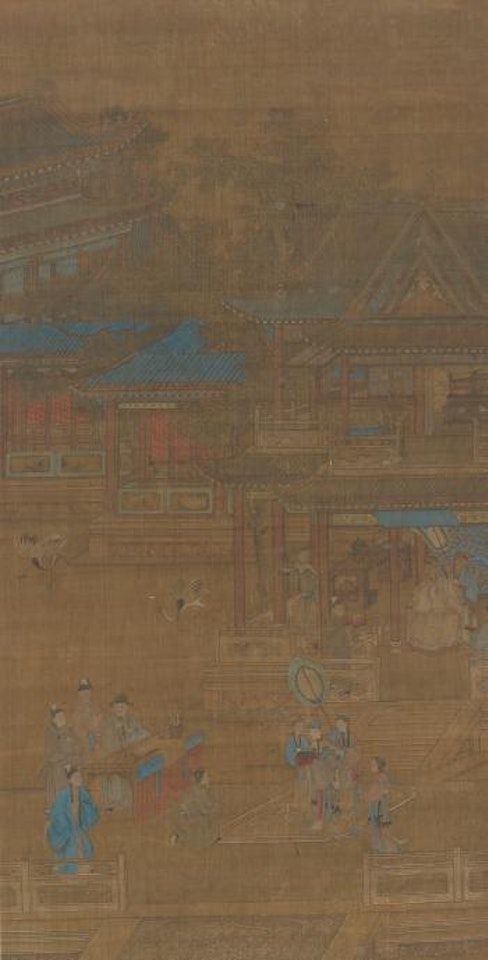 Lady With An Inkstone by Chinese School